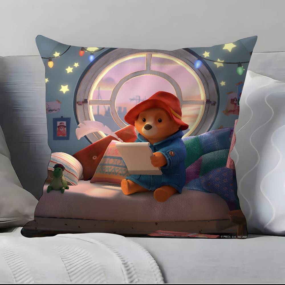 Cute P-Paddington Bear Anime Pillow Case Pillowcase Soft Skin Friendly & Comfortable With A Hidden Zipper