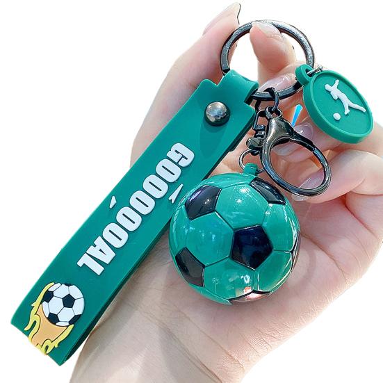 Football Keychain Pendant 2026 Soccer Game Themed Key Chain Flexible Strap Football Match L