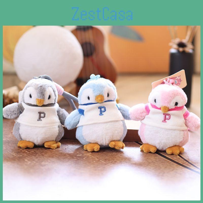 Penguin Small Plush Keychain Cute Cartoon Fluffy Fabric Kid Teen Dolls Gift