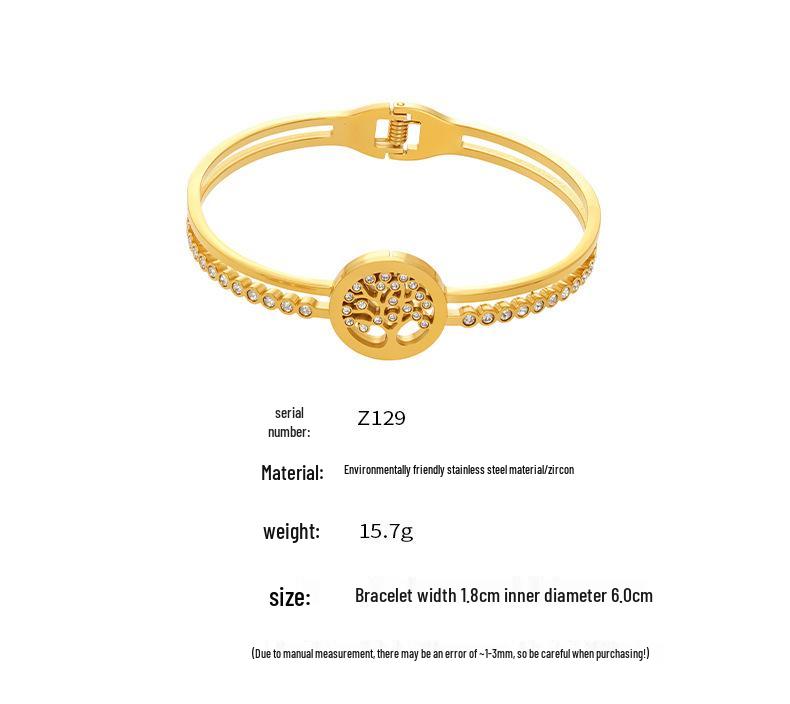 Geometrisches offenes Armreif-Armband aus 18 Karat vergoldetem Edelstahl - Unregelmäßige europäisch-amerikanische Mode mit vielseitiger Persönlichkeit