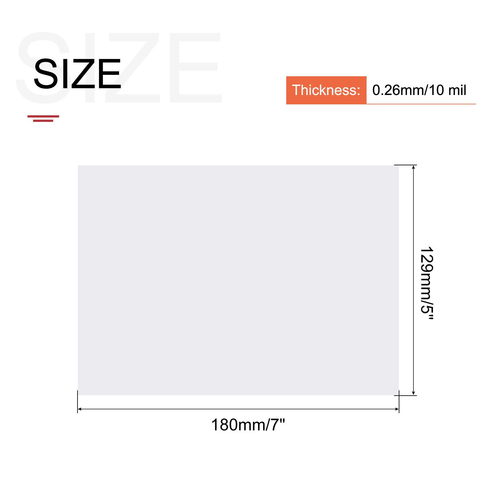 5/10/20/50/100Pcs Self-Sealing Laminating Sheets A3/A4/A5/A6 Lamination Film Clear Sheet for Photo Paper Menu