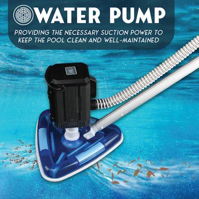 55W 2,8M Schwimmbecken-Saugpumpe Pool-Staubsauger Wasser-Staubsauger Poolreinigung Saugmaschine Poolreinigungswerkzeug