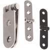 2Pcs/pack 76*15mm 180 Degree Foldable Hinge Flap Screw-On Hinges For Sewing Machine Cabinet Door Hinge Furniture Hardware