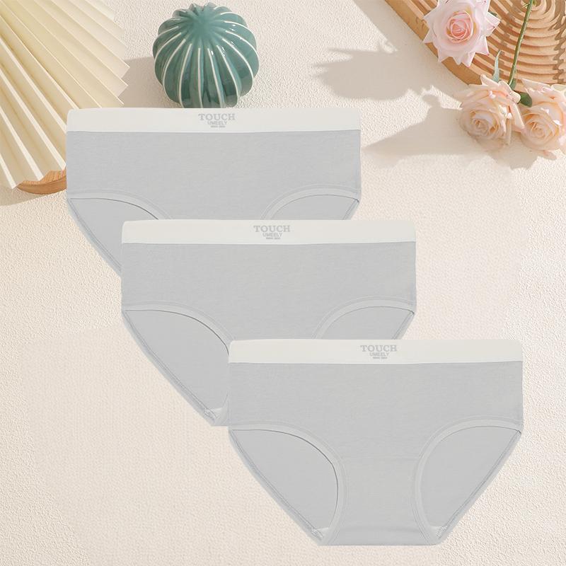 

3шт женские бесшовные трусики из чистого хлопка спортивные трусы модное сексуальное нижнее белье нижнее белье женское треугольное XL&Set