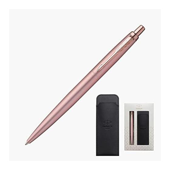 PARKER Jotter XL Ballpoint Pen, Rose Gold PGT, Medium Point, Oil-Based Ink, with Pen Case, Gift Box Set, Official Import, 2122659Z