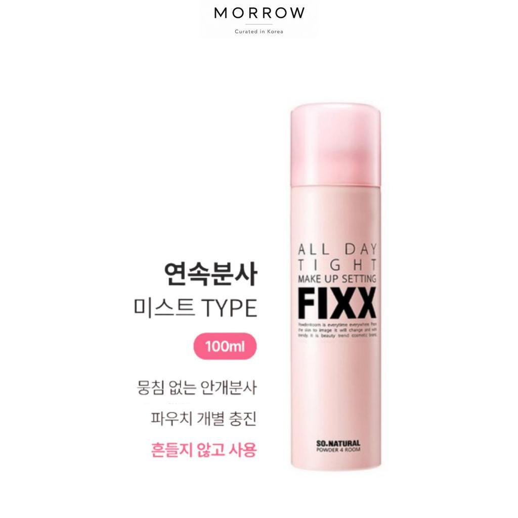 SO NATURAL All Day Tight Make Up Setting Fixx Long-Lasting Makeup Hold 35ml / 75ml / 100ml / 120ml