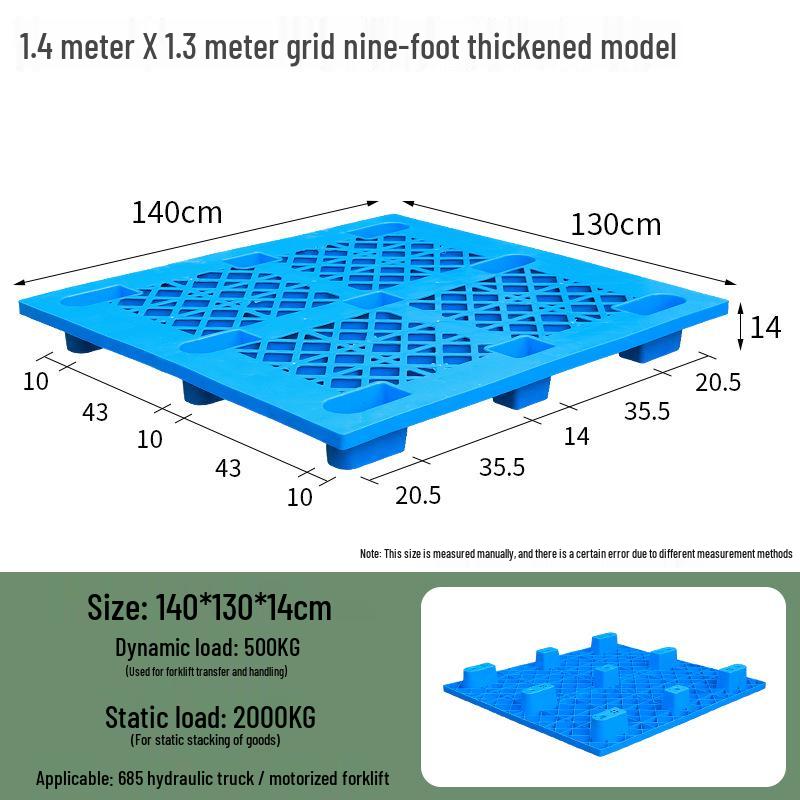 Moisture-Proof Plastic Forklift Pallet Platform Tray
