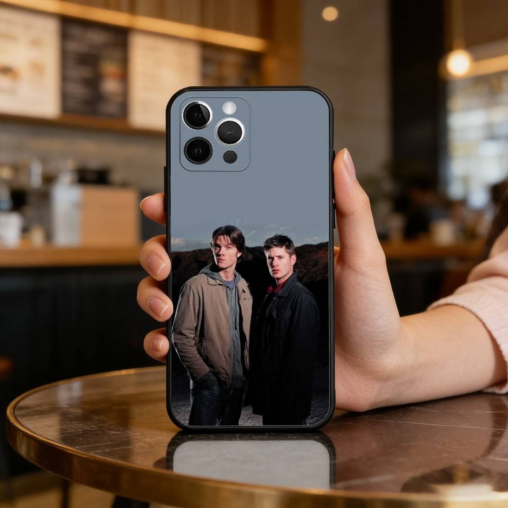 

S-Supernatural D-Dean Soft Silicone Black Cover,Phone Case For iPhone 17,16,15,14,13,12,11 Plus,Pro Max,XS iPhone16e