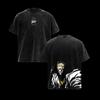 Hot Anime BLEACH Baraggan Louisenbairn Graphic Tee Men Short Sleeve Clothing Washed Cotton Tshirt Casual T-shirt Vintage T Shirt