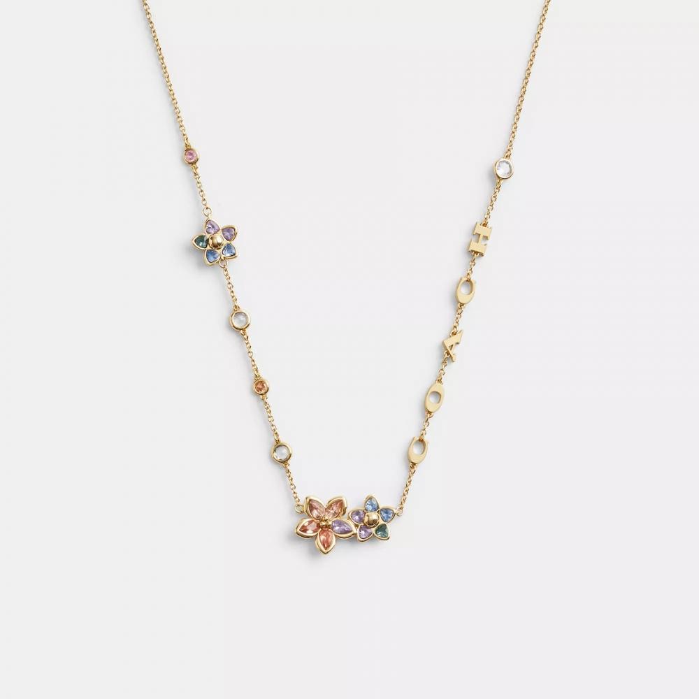 

Ожерелье Coach с камнями Wildflower