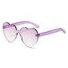 Love Sunglasses, Candy-Colored Heart-Shaped Glasses, Beach Peach Heart Sunglasses.