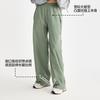 Spring and Summer Side Striped Sweatpants Casual Women's Loose Drape Paratrooper Pants High Waist Retro Wide Leg Straight Trousers
