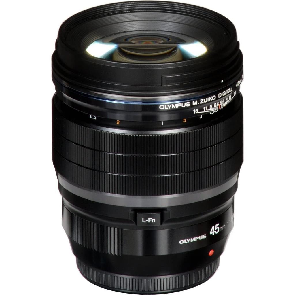 OLYMPUS DIGITAL ED 45mm PRO Lente Prime Baixa Temperatura para Micro Four M.ZUIKO F1.2, À Prova de Poeira, Resistente a Salpicos, Resistente, Terços.