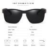 1/2/3 Pack Fashion Square Polarized Sunglasses Men Driving Sun Glasses UV Protection For Fishing Man Wome Outdoor