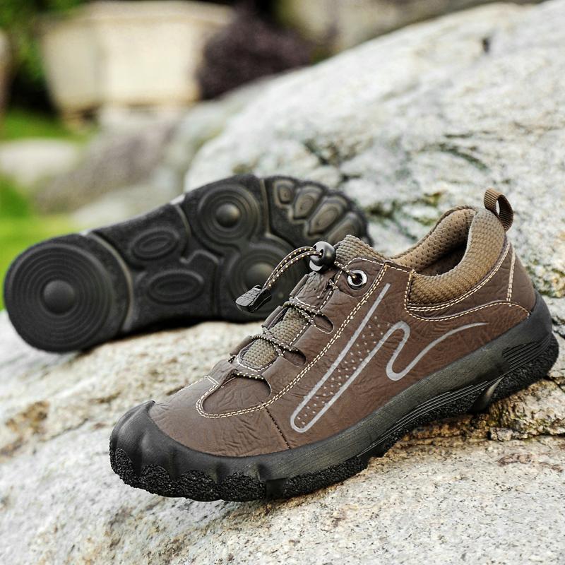 

Мужские походные ботинки, кроссовки для активного отдыха, повседневная обувь 45 темно-коричневого