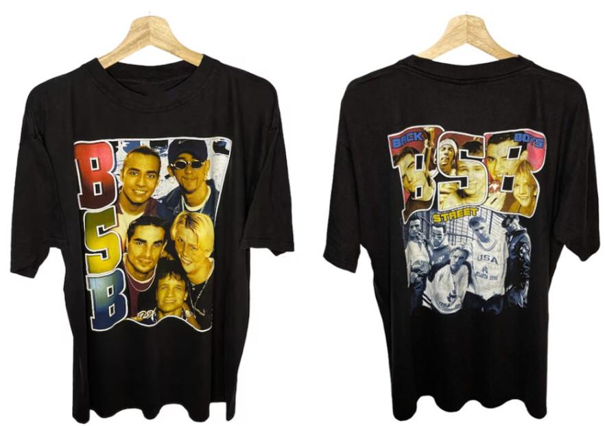 

Vintage 90s Backstreet Boys Tour T-Shirt Pop Band Concert Tee Rare Y2K Unisex T-Shirt XL