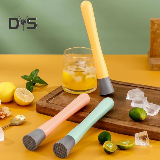Easy To Clean Lemon Pressing Rod Long Handle Reliable Cocktail Muddler Lemon Muddler Bar Tool Muddler