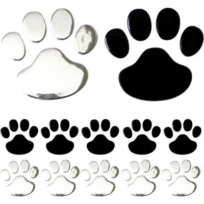 YUWENW Paw Stickers, Set of 12, 3D, Car, Motorcycle, Cat, Dress Up, Dog, Cute,