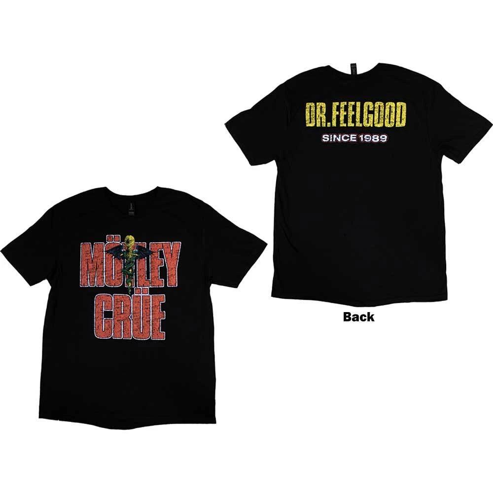 Motley Crue Dr Feelgood Since 1989 T-Shirt Black New L