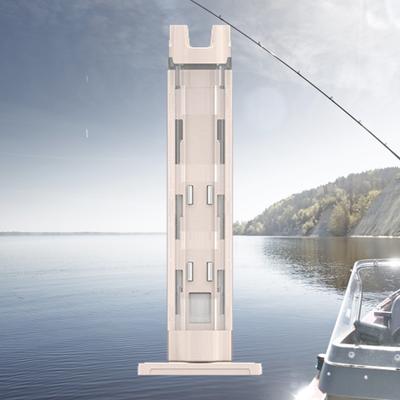 Plastic Fishing Box Rod Holder Detachable Fishing Box Barrel Holder Adjustable Portable Snap Design Outdoor Accessories