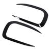 Front Bumper Fog Light Spoiler Gloss Black Sporty Style Car Front Bumper Splitter Air Vent Trim for 1 Series F20 F21 M