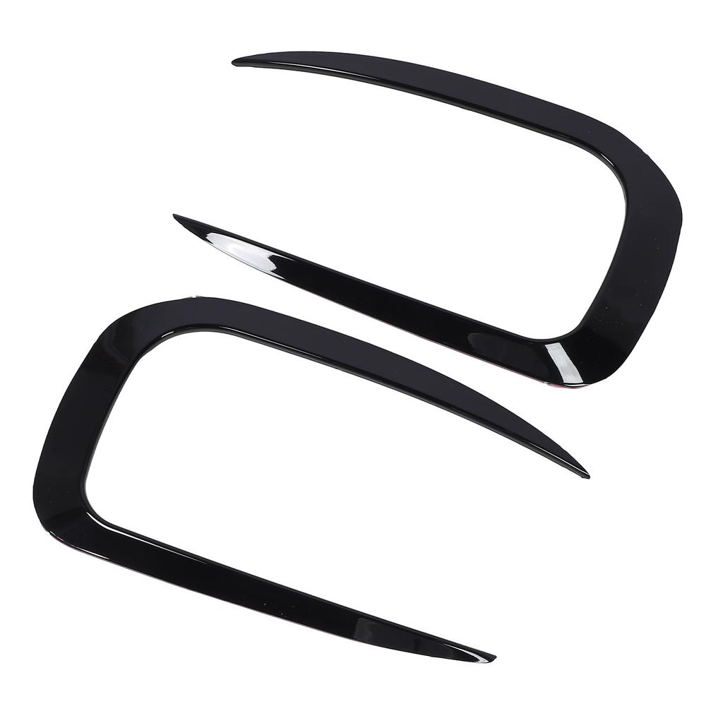 Front Bumper Fog Light Spoiler Gloss Black Sporty Style Car Front Bumper Splitter Air Vent Trim for 1 Series F20 F21 M