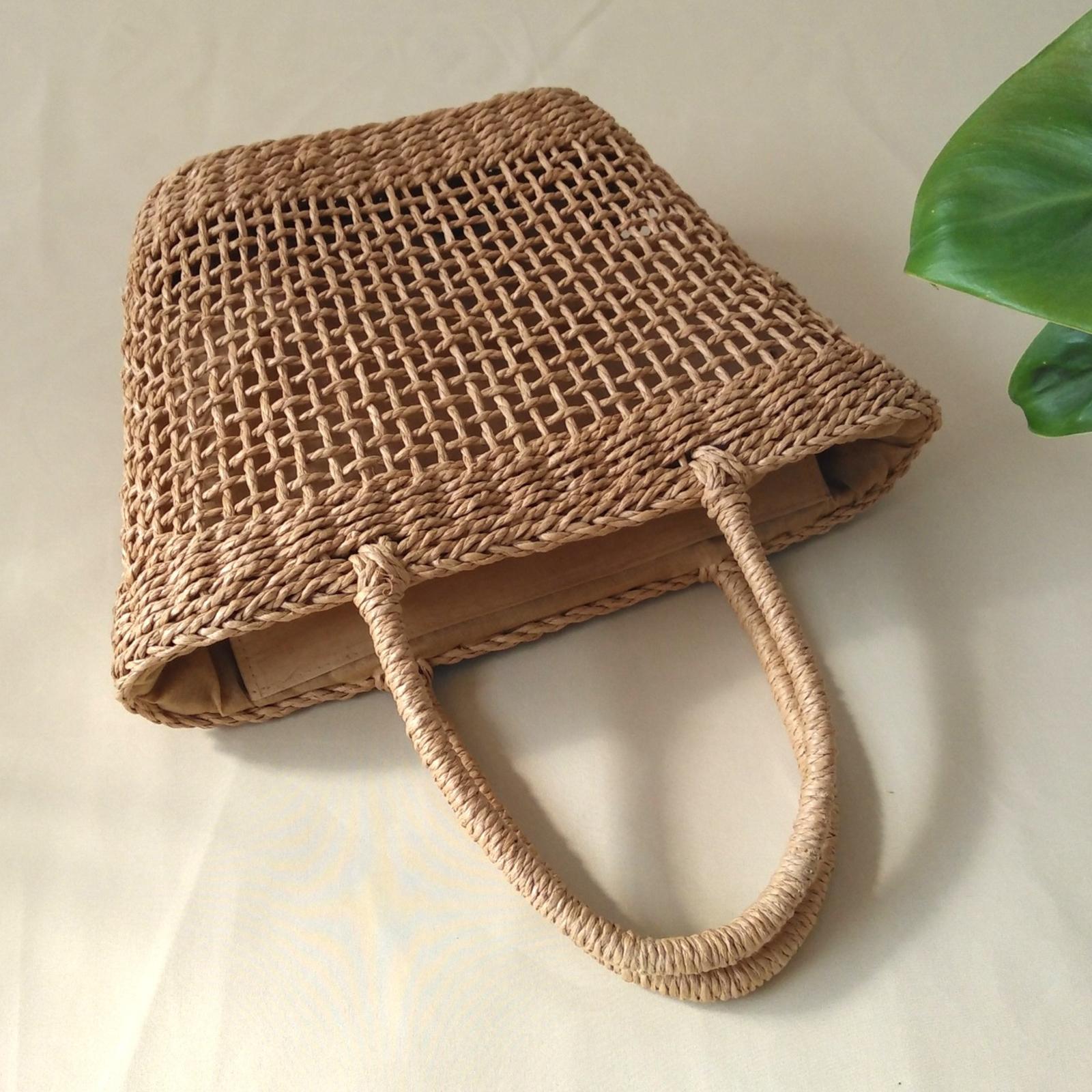 

beautymall2017 beautymall2017 beautymall2017 Casual Straw Woven Handbag Top хакі