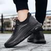 Winter Men’s Warm Snow Boots Fashion Men‘s Cotton Shoes Casual PU Leather Shoes for Men Comfortable Plush Sneakers