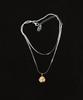 Marta 925 Silver. Rose Necklace
