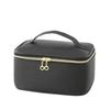 Portable Large Capacity PU Makeup Bag PU Handheld Cosmetic Bag Waterproof With Handle Divider Women Toiletry Bag Women
