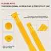 Gas Can Spout Replacement 7.8Inch Nozzle for  2 5 10Gallon Containers Improved Usability Fuel Transfer Spout Adapter Accessories