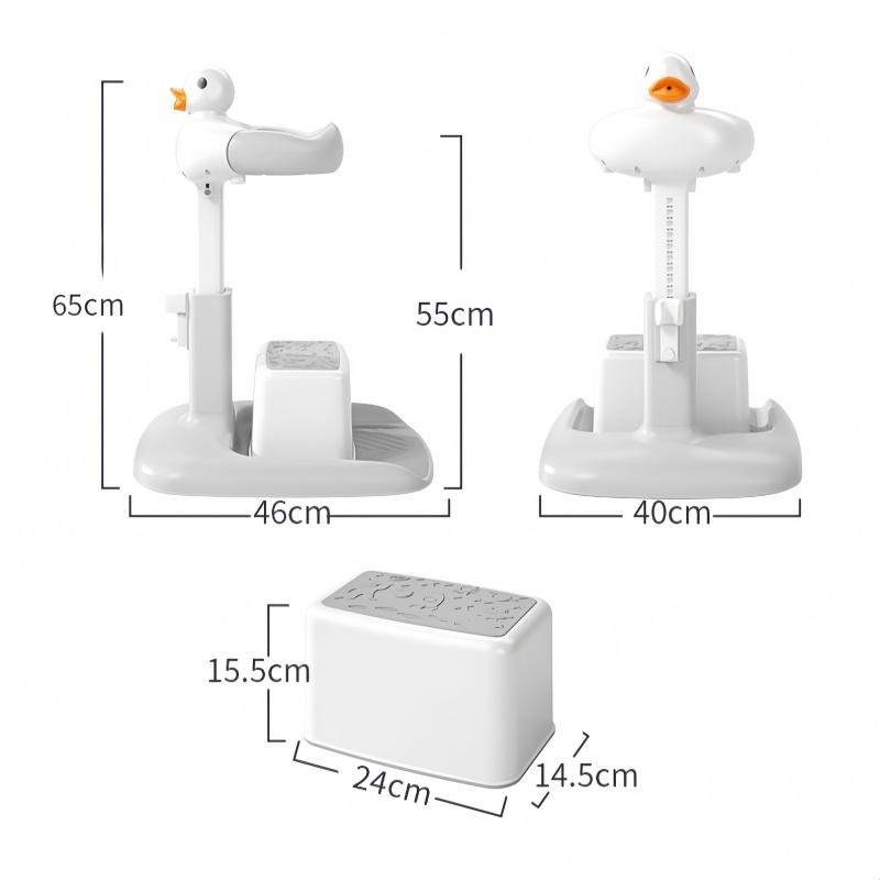 Baby Standing Bath Table Adjustable Height Folding Children's Bath Device Bath Stand Non-Slip Children's Bath Stand For Home Use
