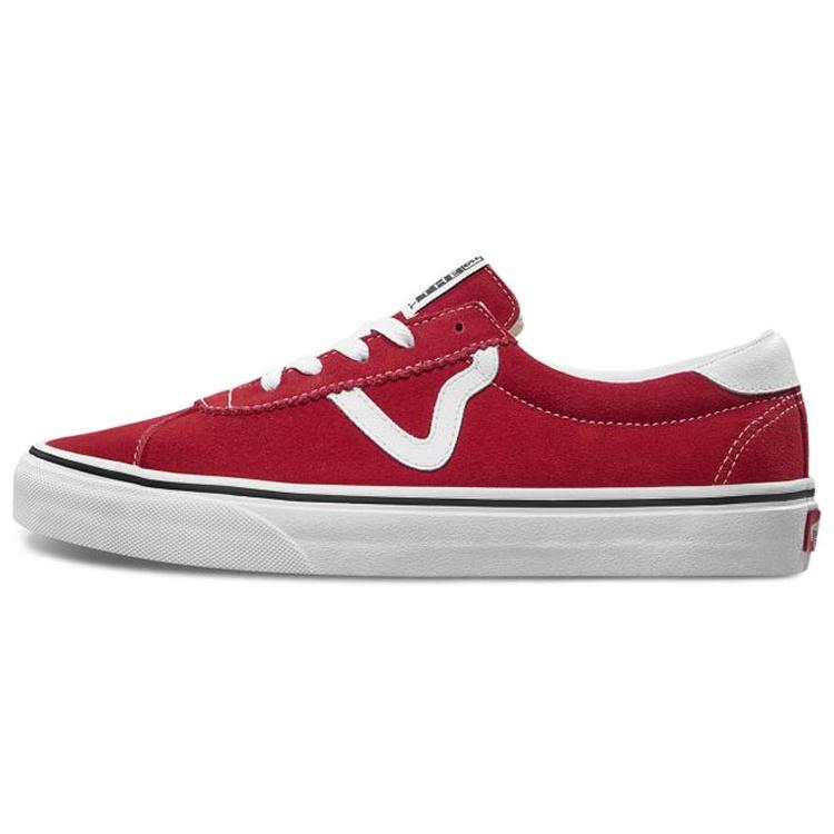 

Vans Soprt Skate Sneakers Old Skool Shoes White Red VN0A4BU6VYG 43