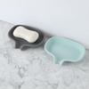 Silicone Soap Box With Drainage Minimalist Rectangular Soap Dish Bathroom Soap Holder Modern And Durable Soap Organizer Boxs