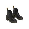 Dr. Martens Jesy Leather Lace-Up Flared Heel Boots Women boots Black 27613001