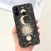 For Tecno Spark 6 Go Case KE5j KE5k Cute Astronaut Cat Night View Cover Liquid Silicone Phone Cases For Spark 6GO Bumper Fundas