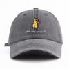 1pc GOT ANY GRAPES Print Washed Baseball Cap for AdultsMinimalist Retro Style Casual Soft Adjustable Dad HatPerfect As Gift