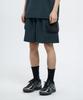 POLLUTION Moshad Mesh Pocket Shorts Blue Black