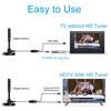 Digital Tv Antenna Terrestrial Wave Suction Cup Amplifier High-Definition Dtmb Tv Receiver Set-Top Box Antenna