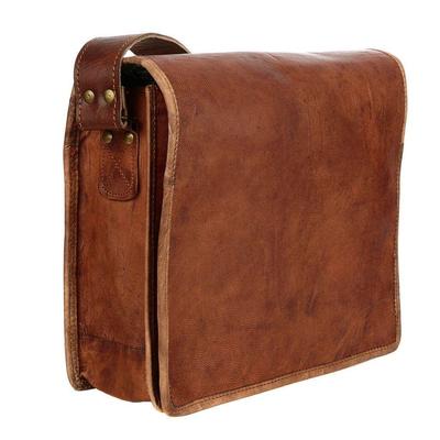 Nová pánska taška na aktovky z pravej kože Vintage na laptop Messenger