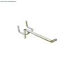 Stainless Steel Color Double Corner Ornament Pegboard Shelf Hook