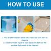 Multi-Surface Cleaner Stain Remover Effervescent Cleaning Tablet Deep Cleaning For Fabrics Sofas Curtains & Leather Materials