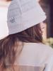 Poejidam Frill Pinch Beanie In Cream
