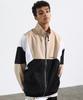 Urban Players New England Oversized Windbreaker Jacket (Beige)