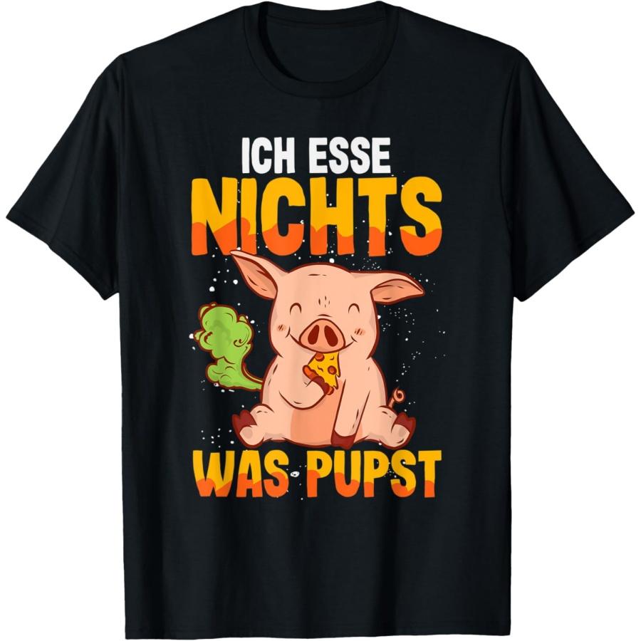 

Ich Esse Nichts Was Pupst Vegan Vegetarian Statement T-Shirt XXXXXL чорний