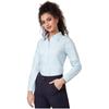Style Quotient Women Solid Blue Polycotton Regular Formal Shirt