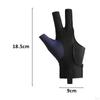 Billardhandschuh 3 Finger Pool Atmungsaktive Queuehandschuhe Spiel für Männer Frauen,