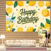 Party-Hintergrund Flache Limonade Foto-Hintergrund Dekoration Haustür Dekoration