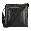Cow Leather Messenger Bag, Shoulder Bag Men's Black YEM819-YC043-80001
