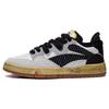 Disney X Li Ning Wave Pro OSWALD Abrasion Resistant Breathable Low Top Skateboard Shoes Women's White Black AECT018-1